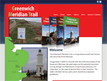 Tablet Screenshot of greenwichmeridiantrail.co.uk
